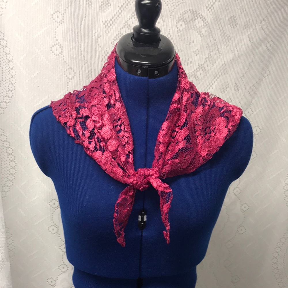 Lace Triangle Scarf